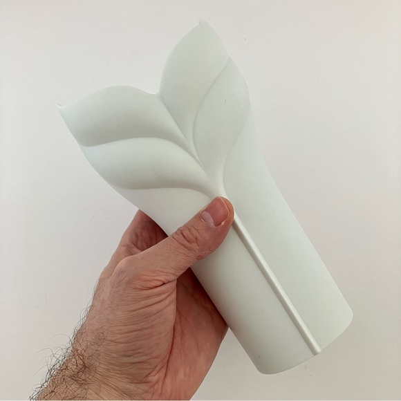 Cala Lily Rosenthal White Bisque Flower Vase Studio-Linie Germany by Uta Feyl - Picture 15 of 17